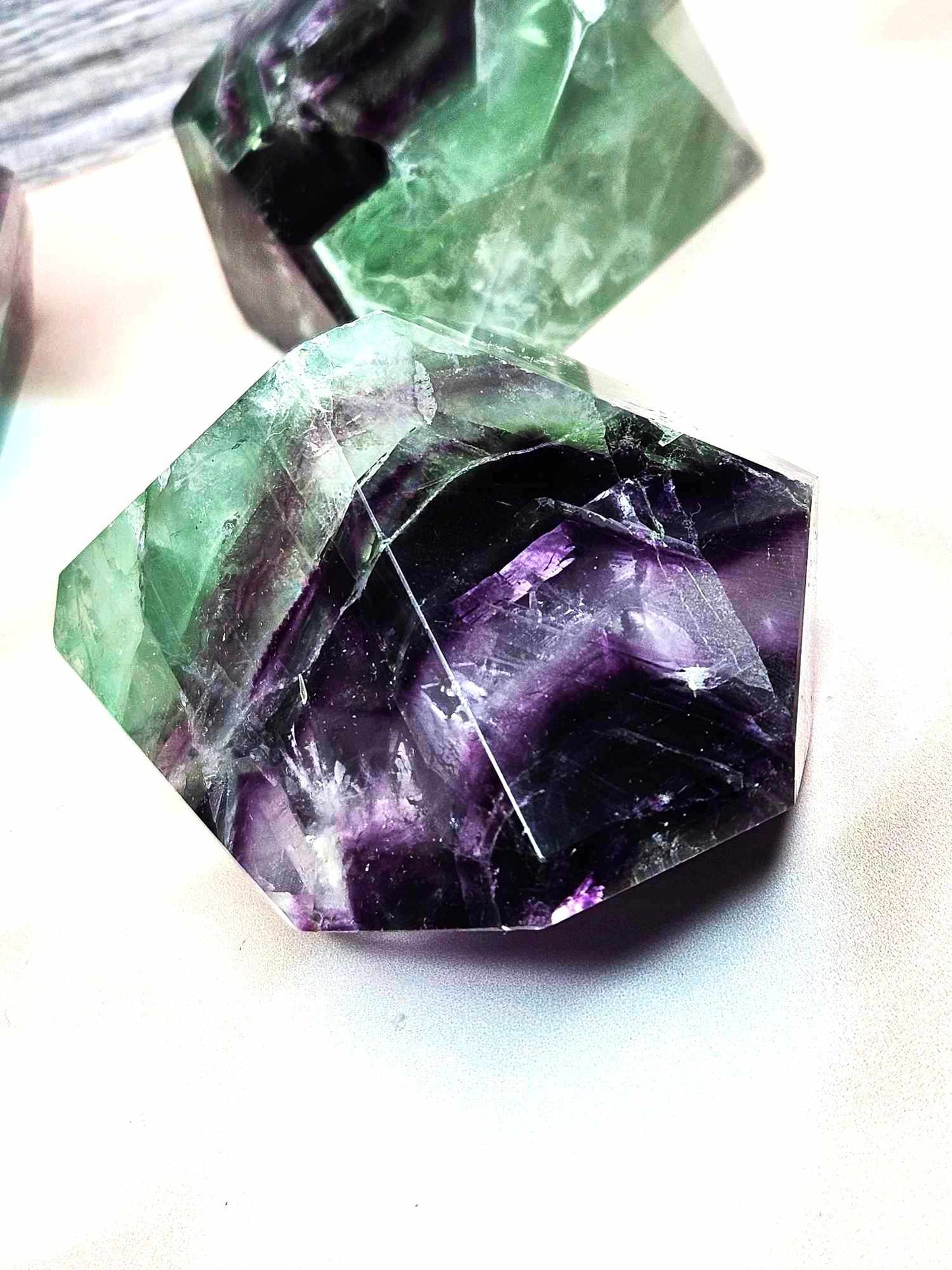 Freaking Fabulous Faceted Fluorite