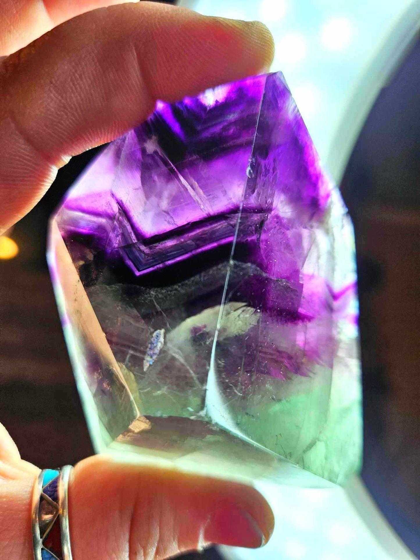 Freaking Fabulous Faceted Fluorite