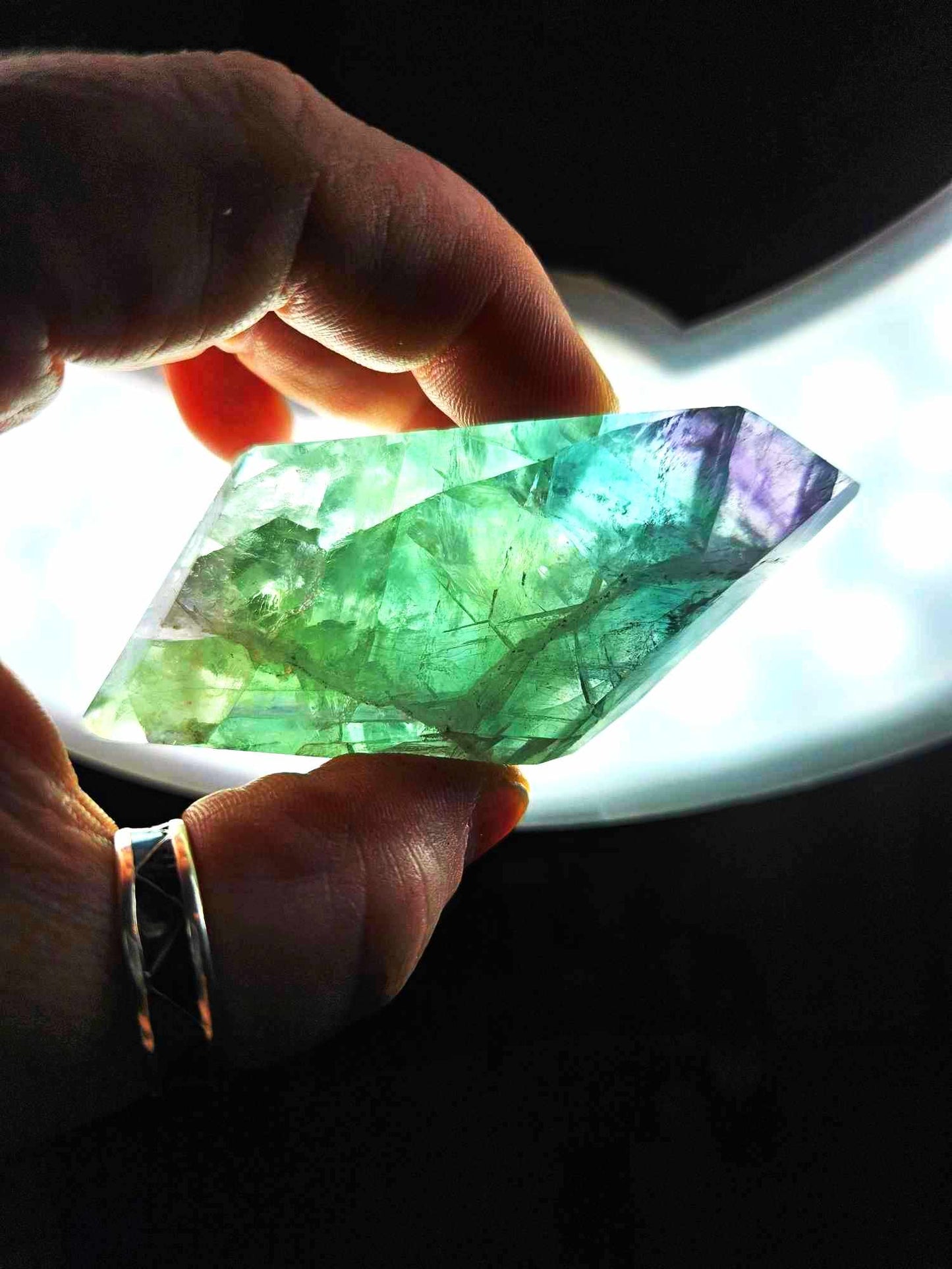 Freaking Fabulous Faceted Fluorite