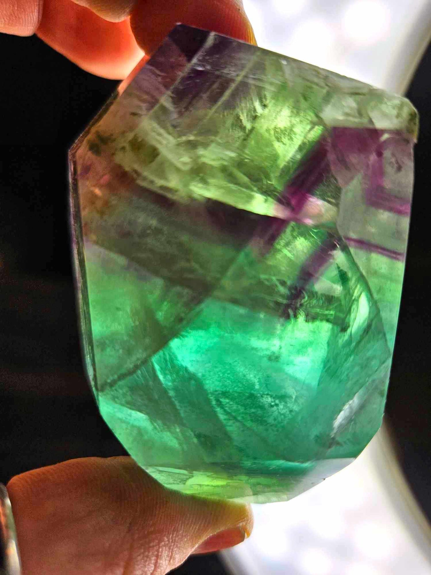 Freaking Fabulous Faceted Fluorite