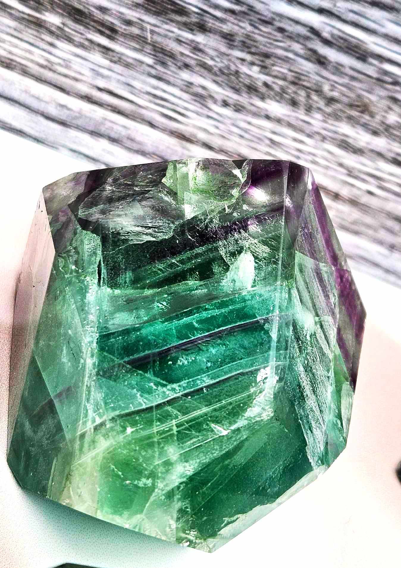 Freaking Fabulous Faceted Fluorite