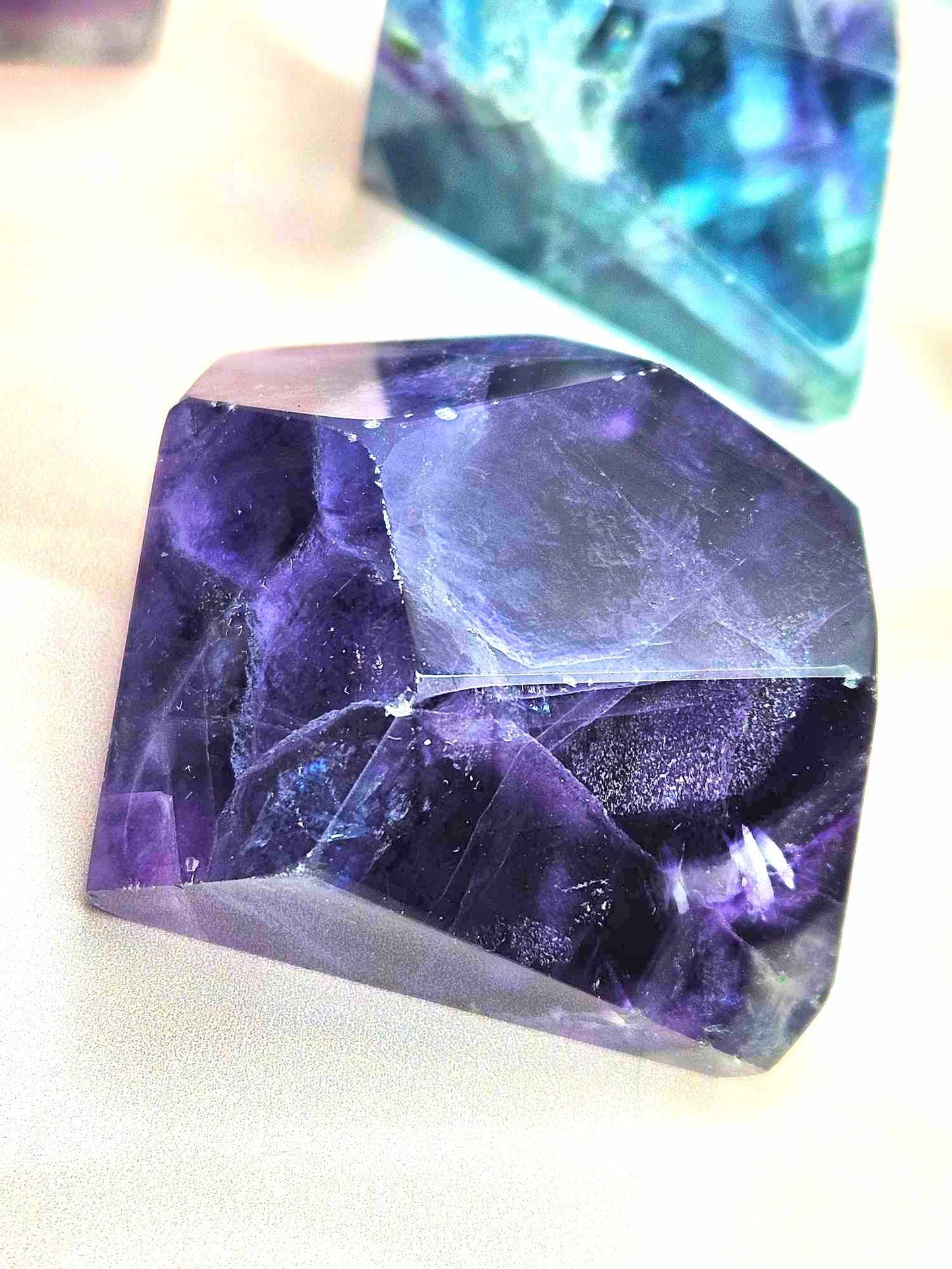 Freaking Fabulous Faceted Fluorite