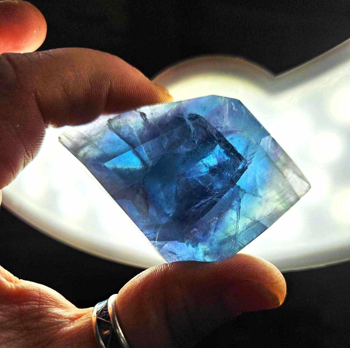 Freaking Fabulous Faceted Fluorite