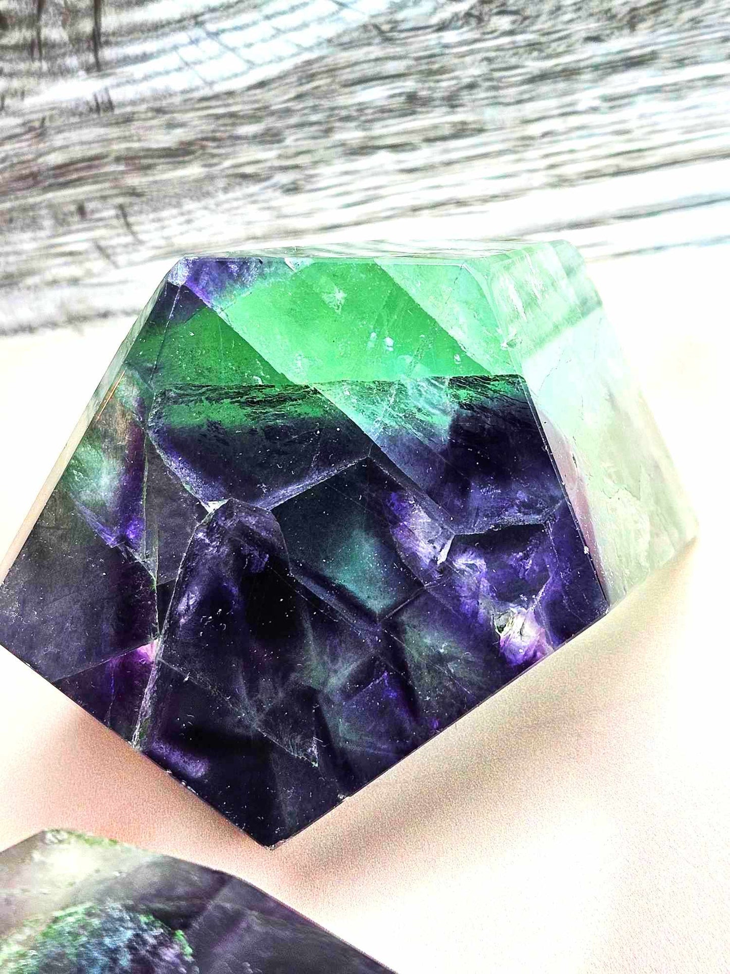 Freaking Fabulous Faceted Fluorite