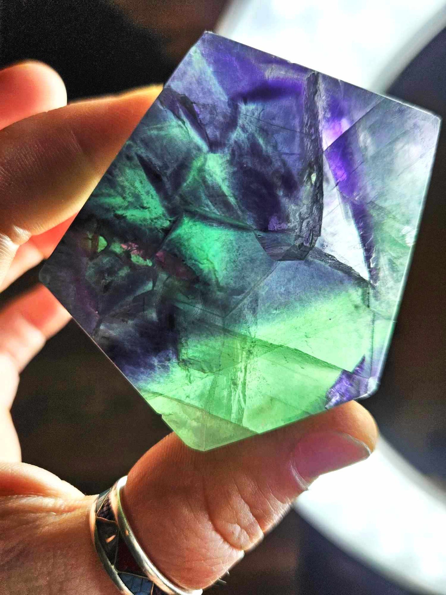 Freaking Fabulous Faceted Fluorite