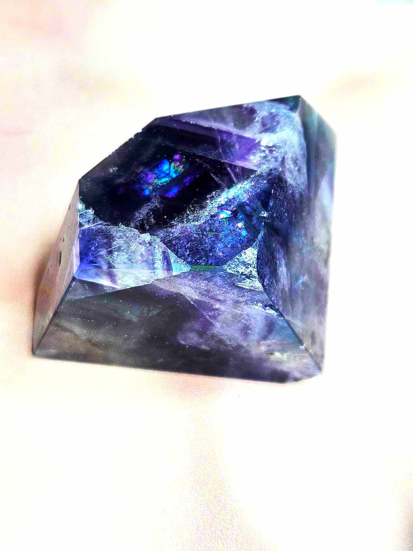 Freaking Fabulous Faceted Fluorite