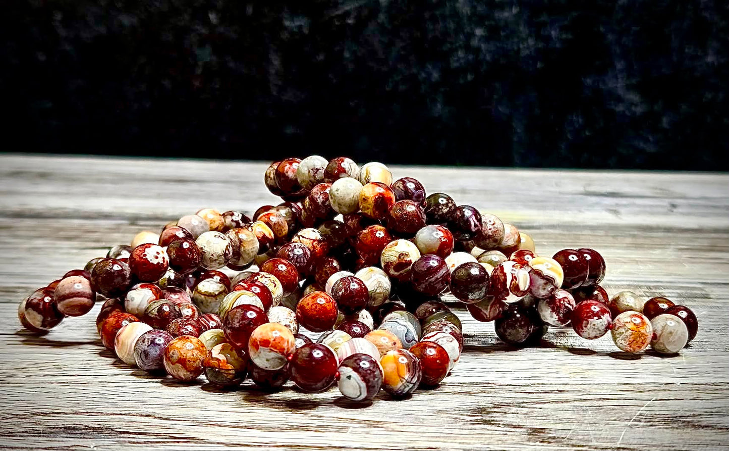 Wishcraft Mexican Lace Agate Bracelets