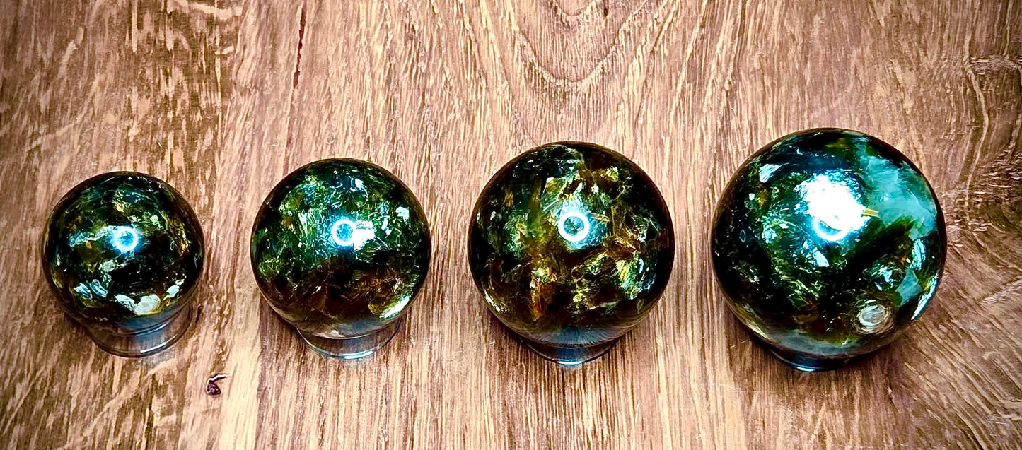 *Sold Out* Glimmers Green Mica Spheres