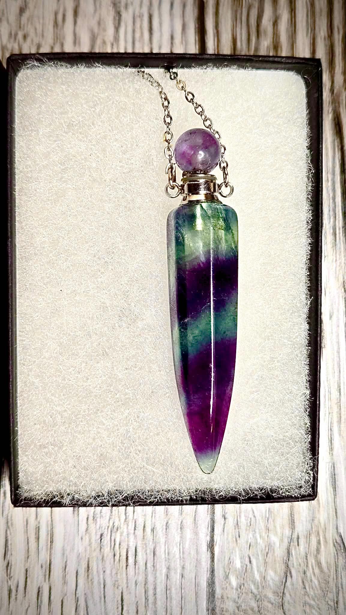 🧞‍♂️Oil Well Fluorite Pendants