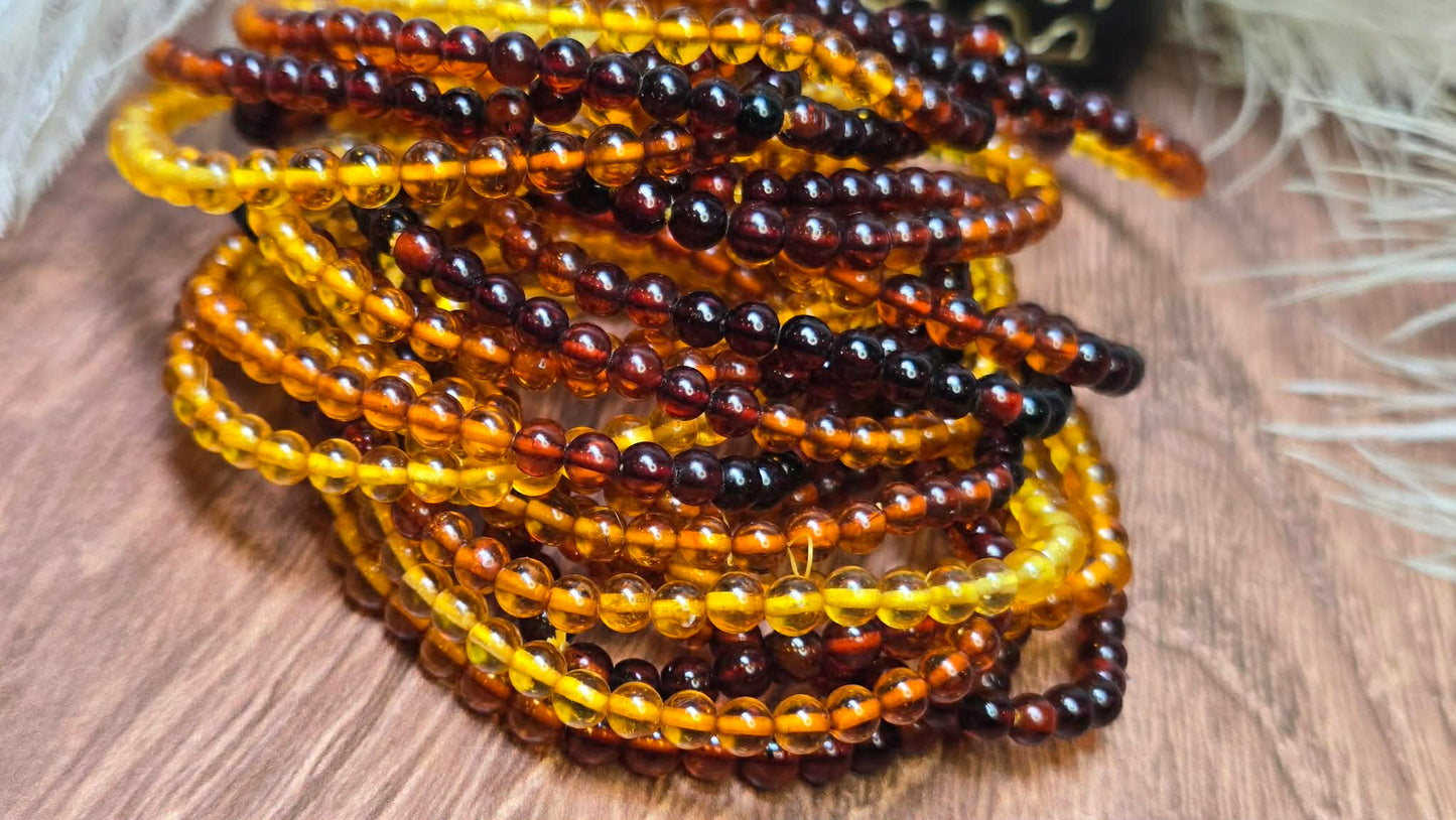 Locked In Amber Bracelets - Get Sh*t Done