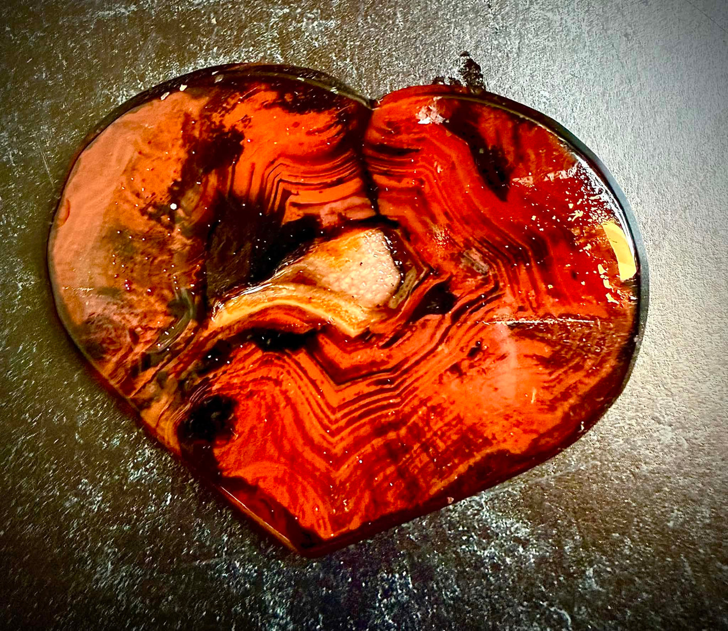 *Sold Out* Soul Level Sardonyx Geode Hearts