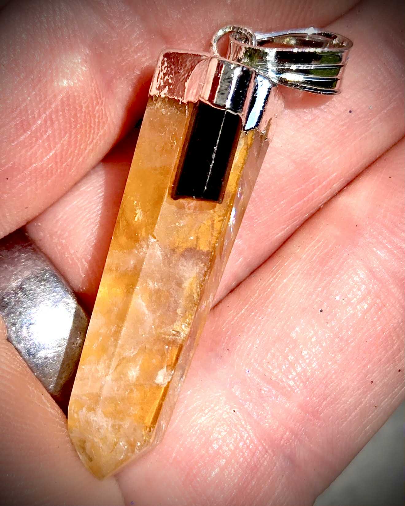 Rescued Golden Healer and Tourmaline Necklaces- Rescue Me