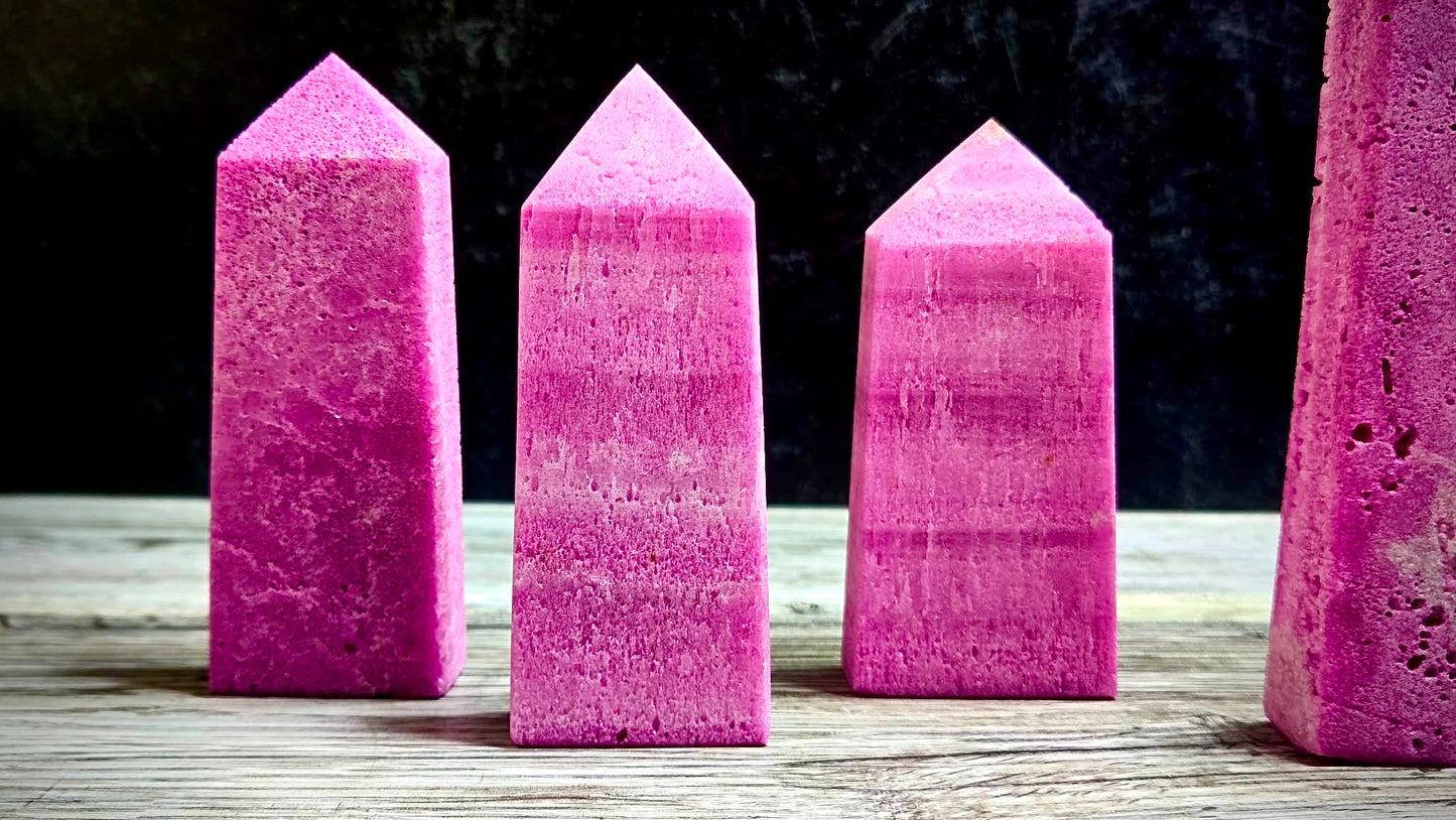 *Sold Out* Glowy AF Ruby Corundum Towers