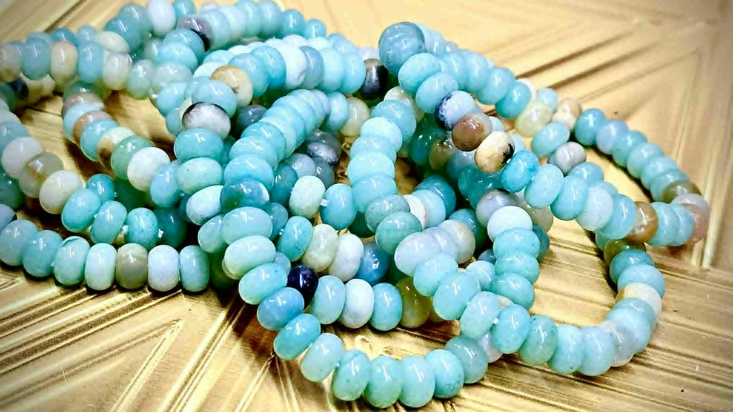 *Sold Out* Channel of Wealth Sky Blue Quartz Bracelet