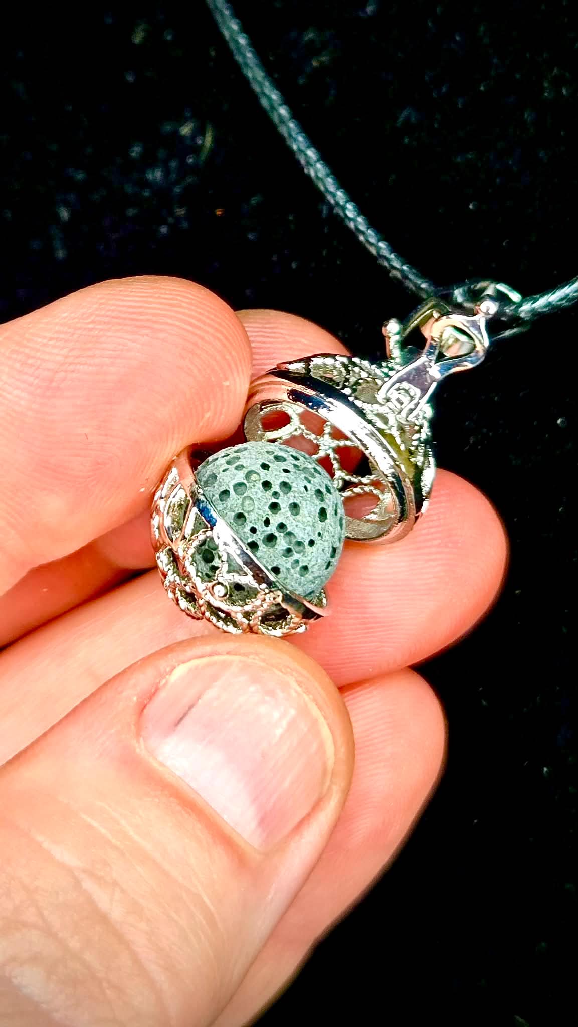 🌋Lava Bead Lockets