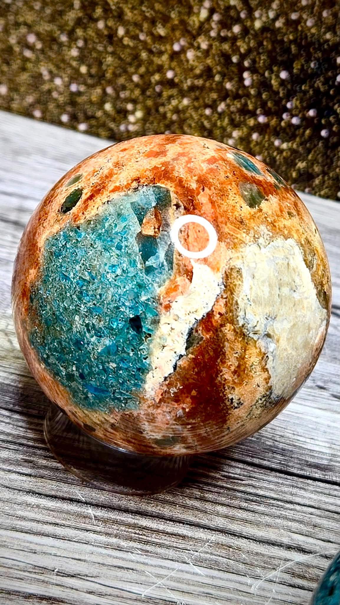 ✨Bling Bling Apatite Sunstone Spheres - Sold Out