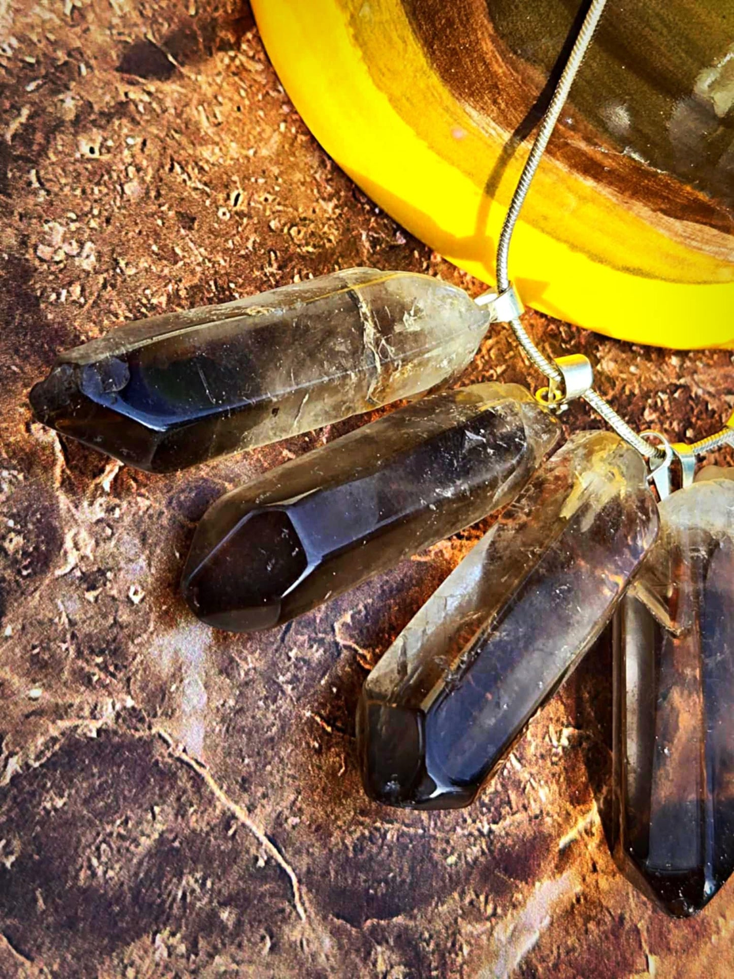 Healthy AF Smokey Quartz Pendants - Physical/Mental Healing