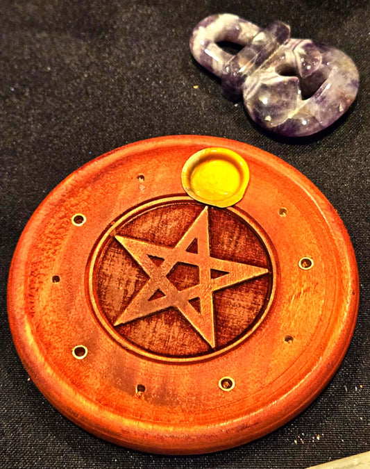 Witchypoo Pentacle Incense Burner - Protection
