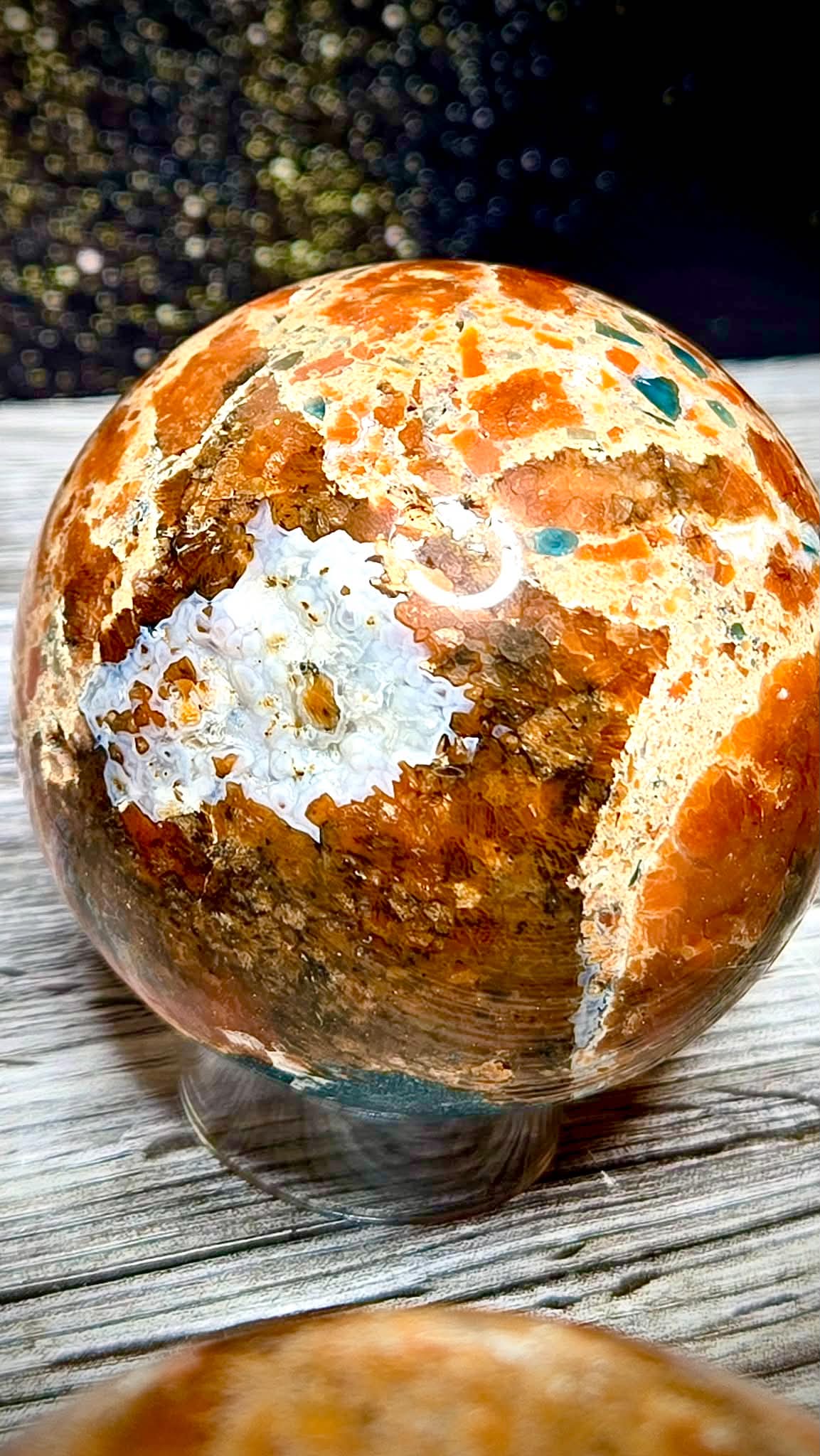 ✨Bling Bling Apatite Sunstone Spheres - Sold Out