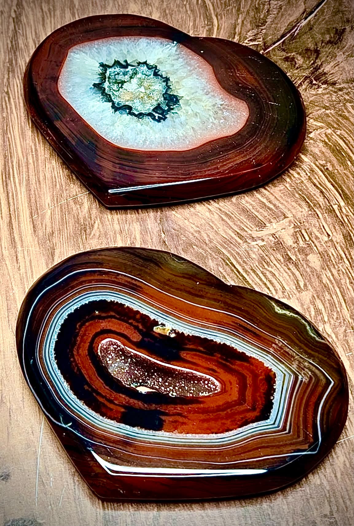 *Sold Out* Soul Level Sardonyx Geode Hearts
