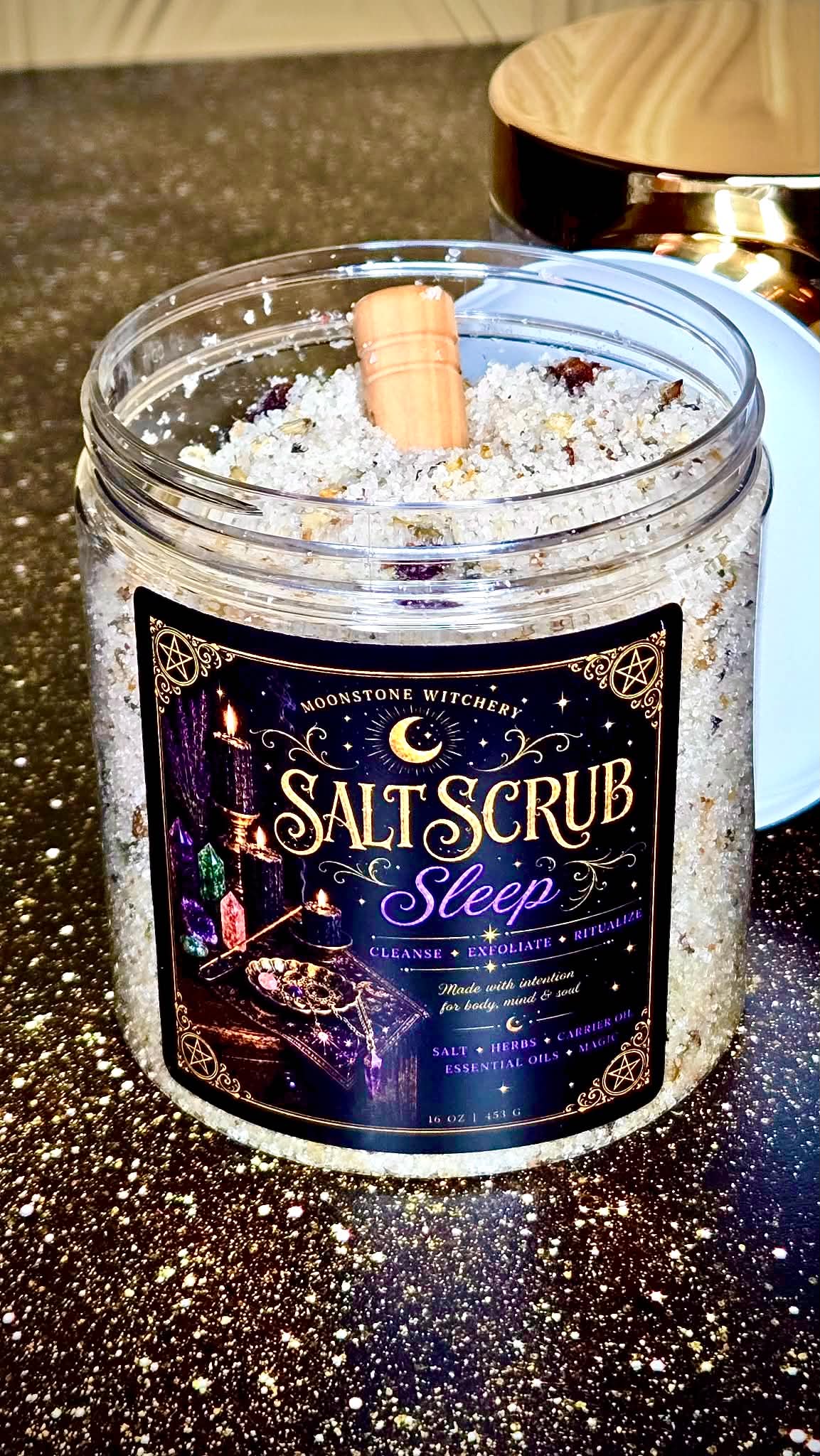 🧂Spelled Salt Scrub - Sleep