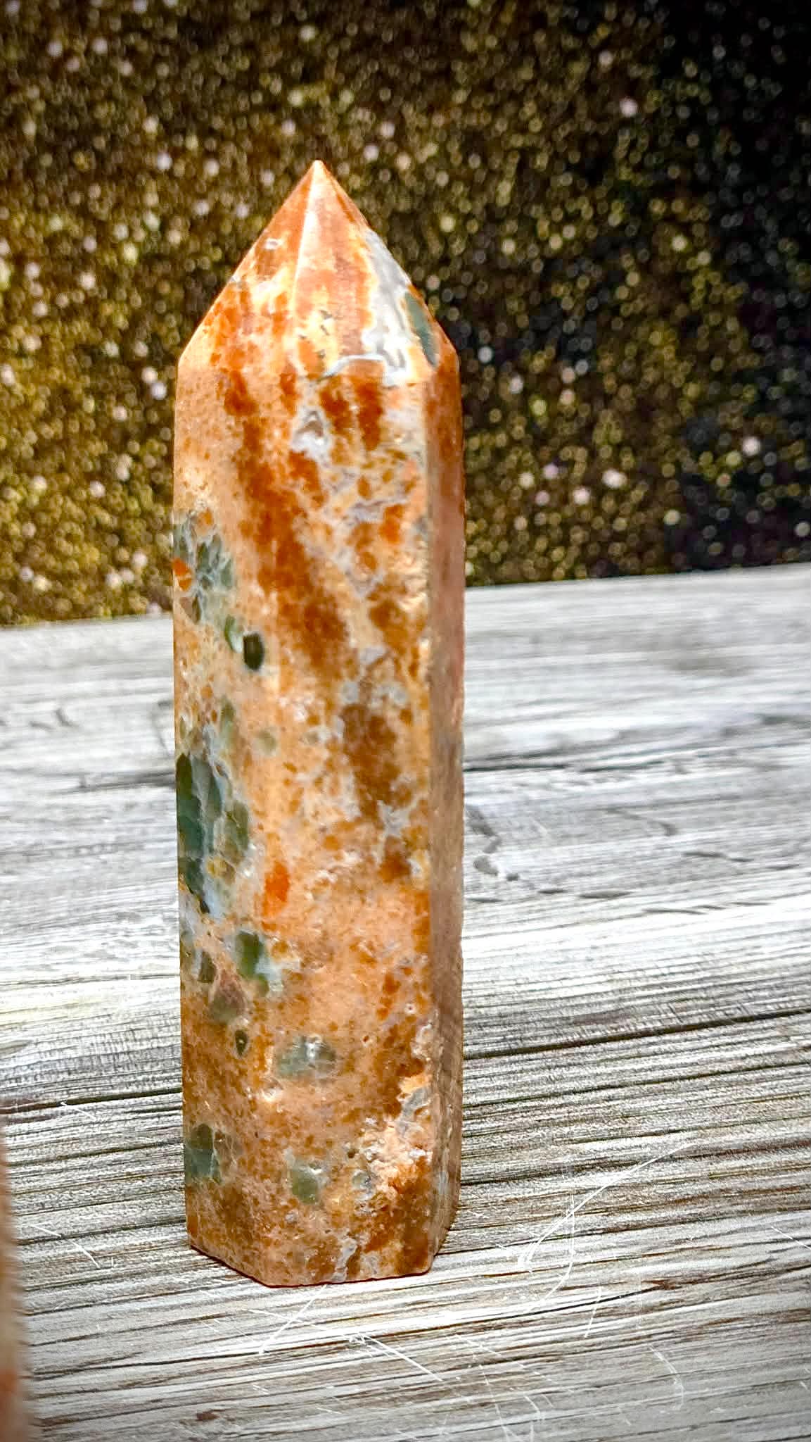✨Bling Bling Apatite Sunstone Towers