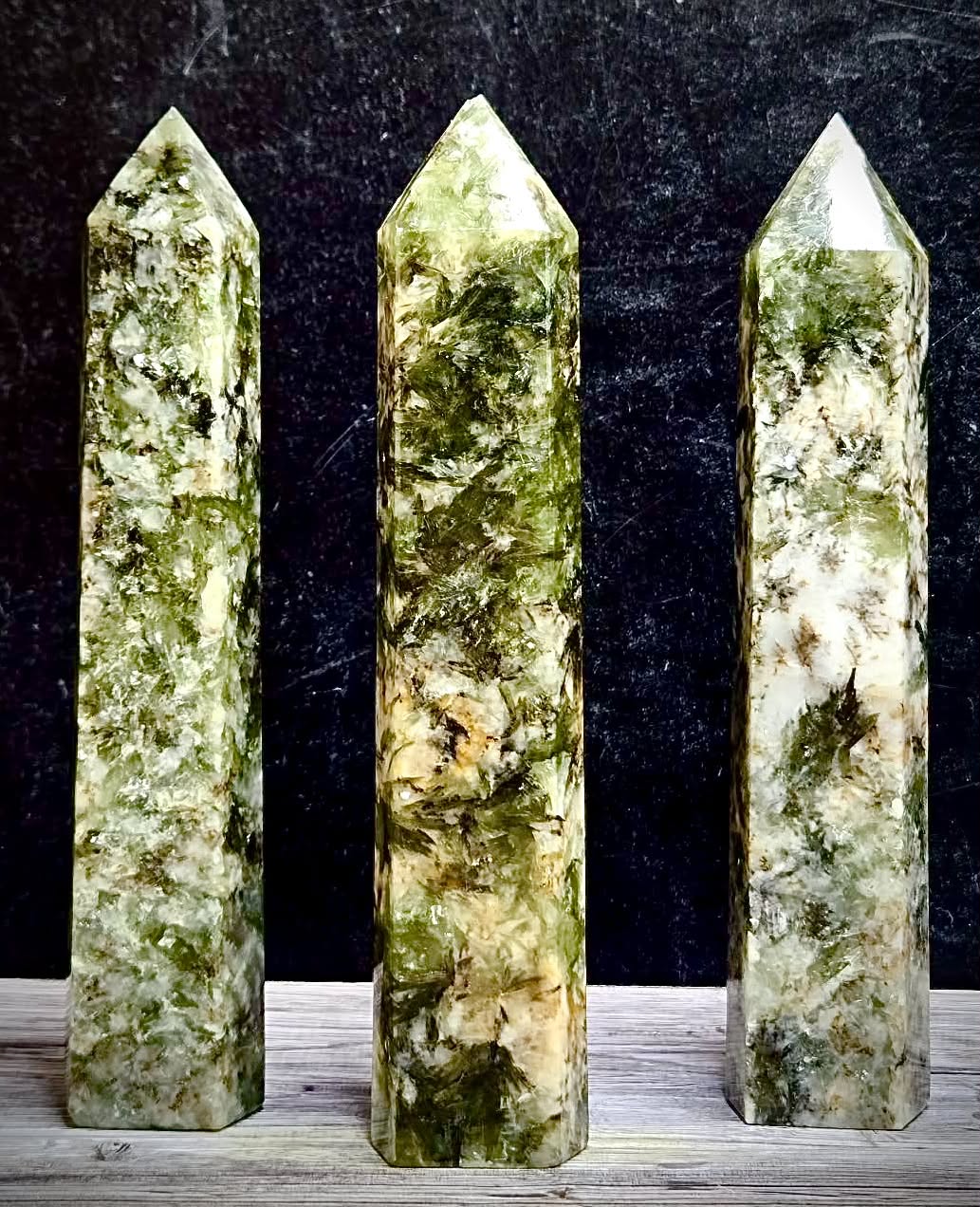 Glimmers Green Mica Towers