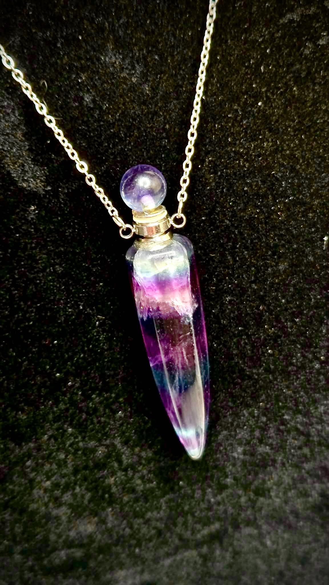 🧞‍♂️Oil Well Fluorite Pendants