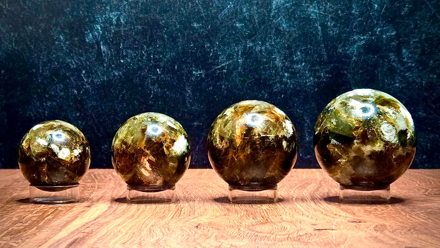 *Sold Out* Glimmers Green Mica Spheres