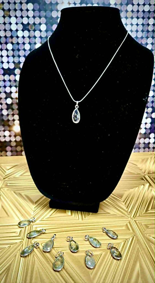*Sold Out* Treasure Prasiolite Pendants