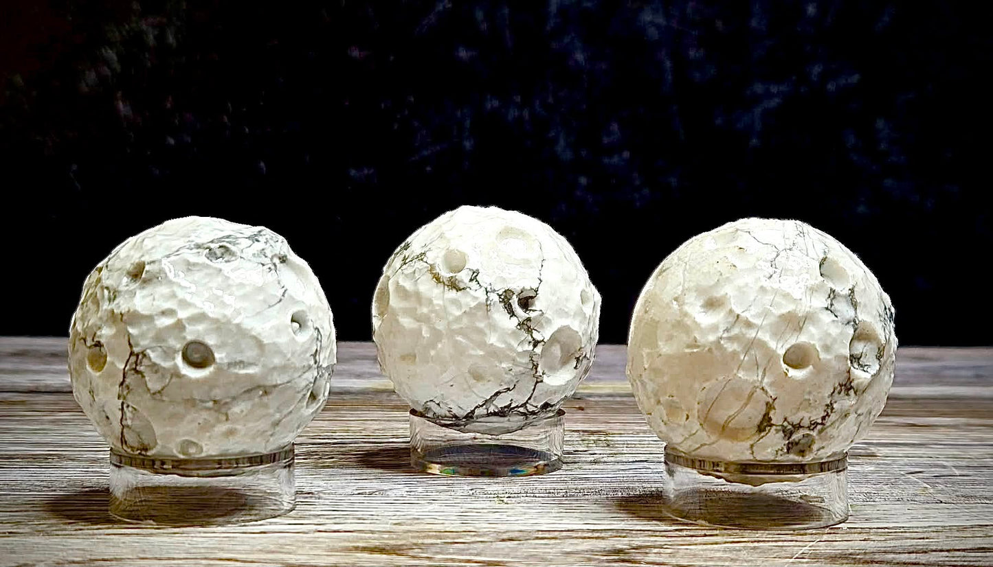 *Sold Out* Celestial Mother Howlite Moons