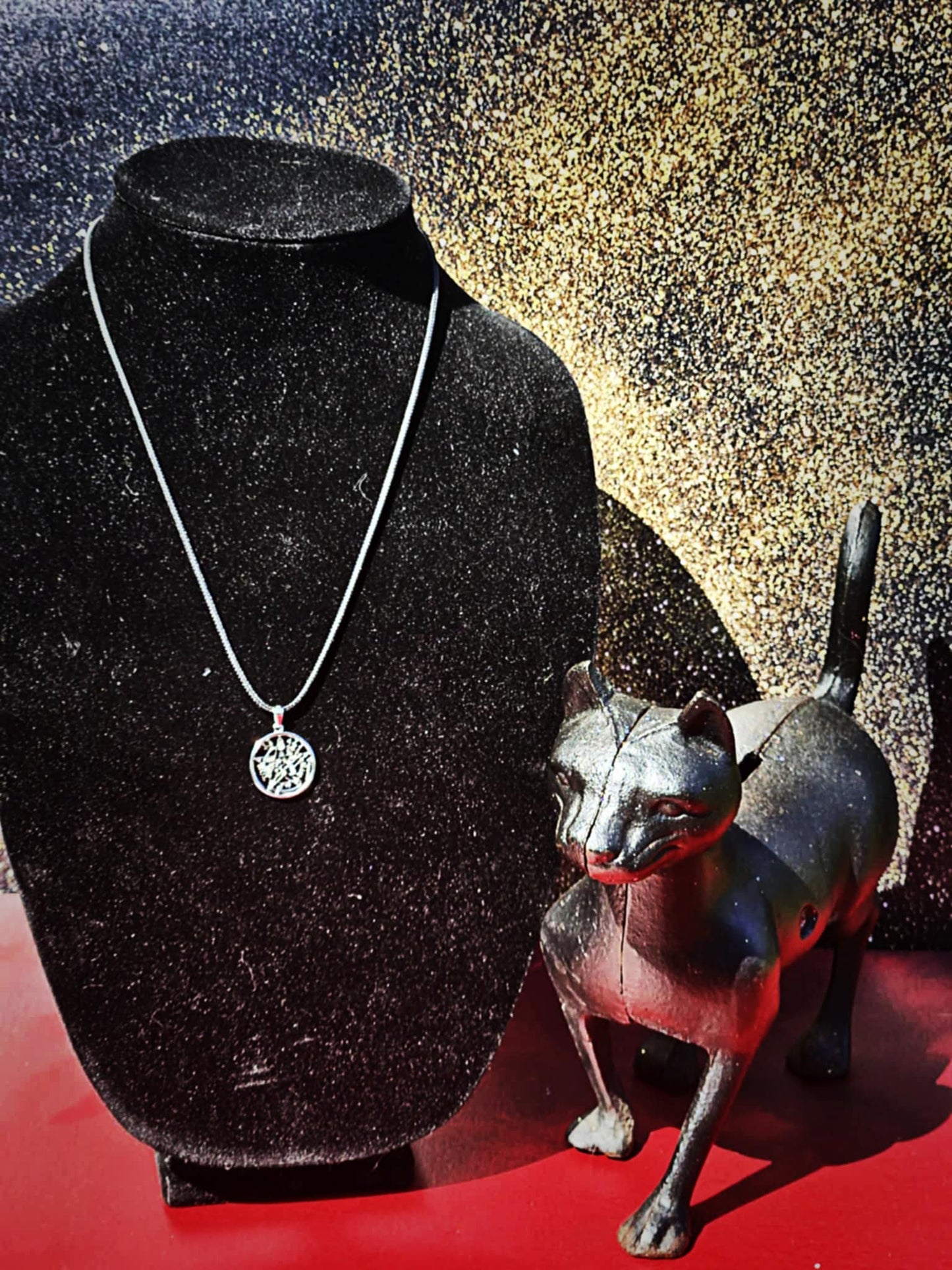 Sacred Tetragrammation Pentacle Pendant - Protection