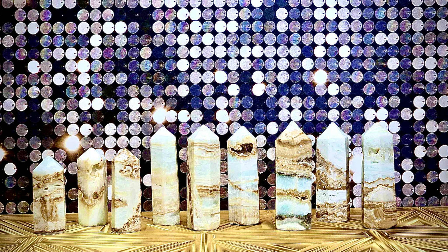 Luxe AF Caribbean Calcite Towers