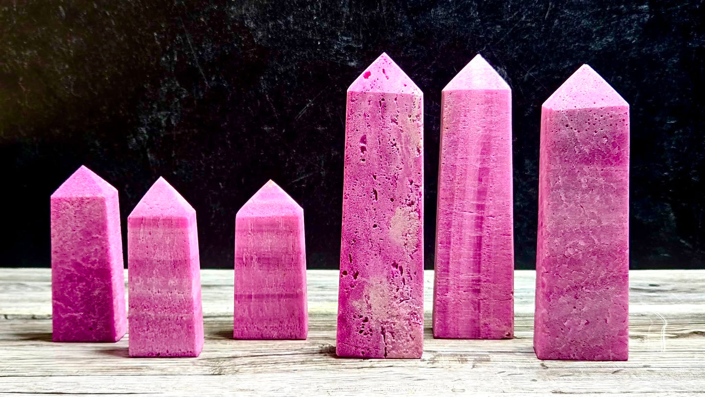 *Sold Out* Glowy AF Ruby Corundum Towers