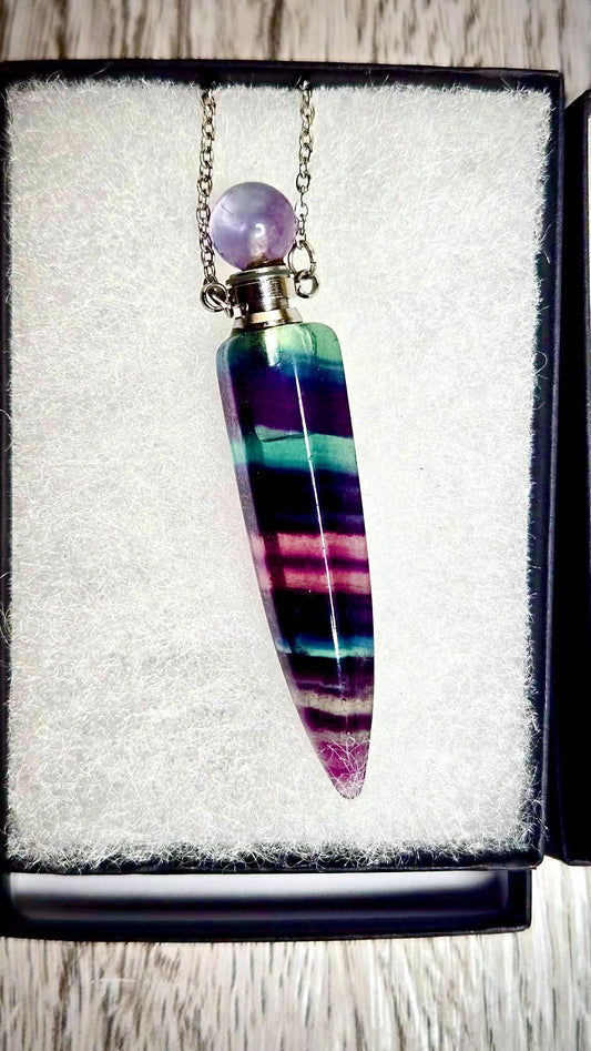 🧞‍♂️Oil Well Fluorite Pendants