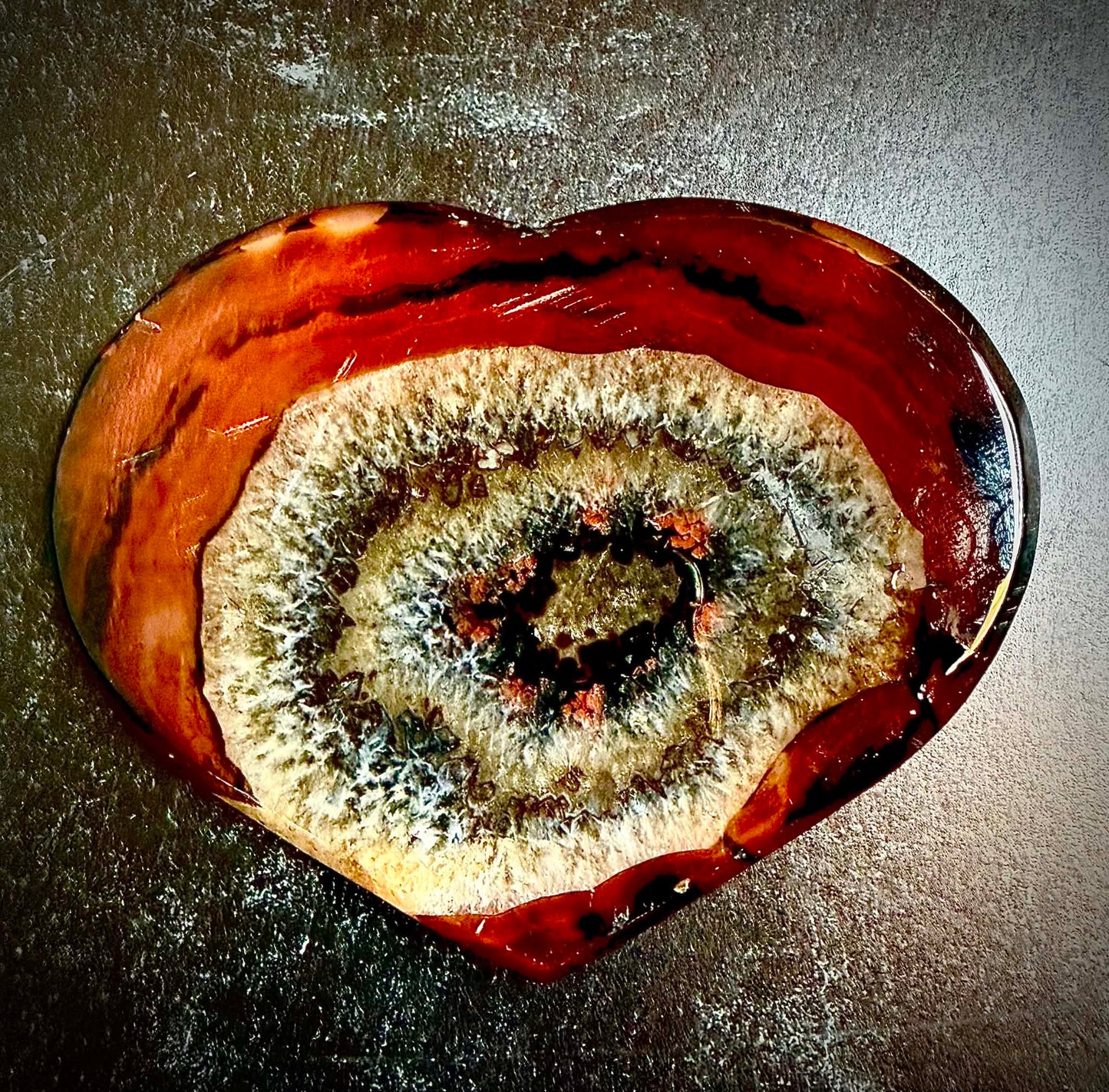 *Sold Out* Soul Level Sardonyx Geode Hearts