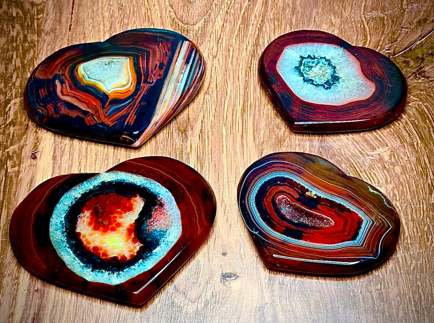 *Sold Out* Soul Level Sardonyx Geode Hearts