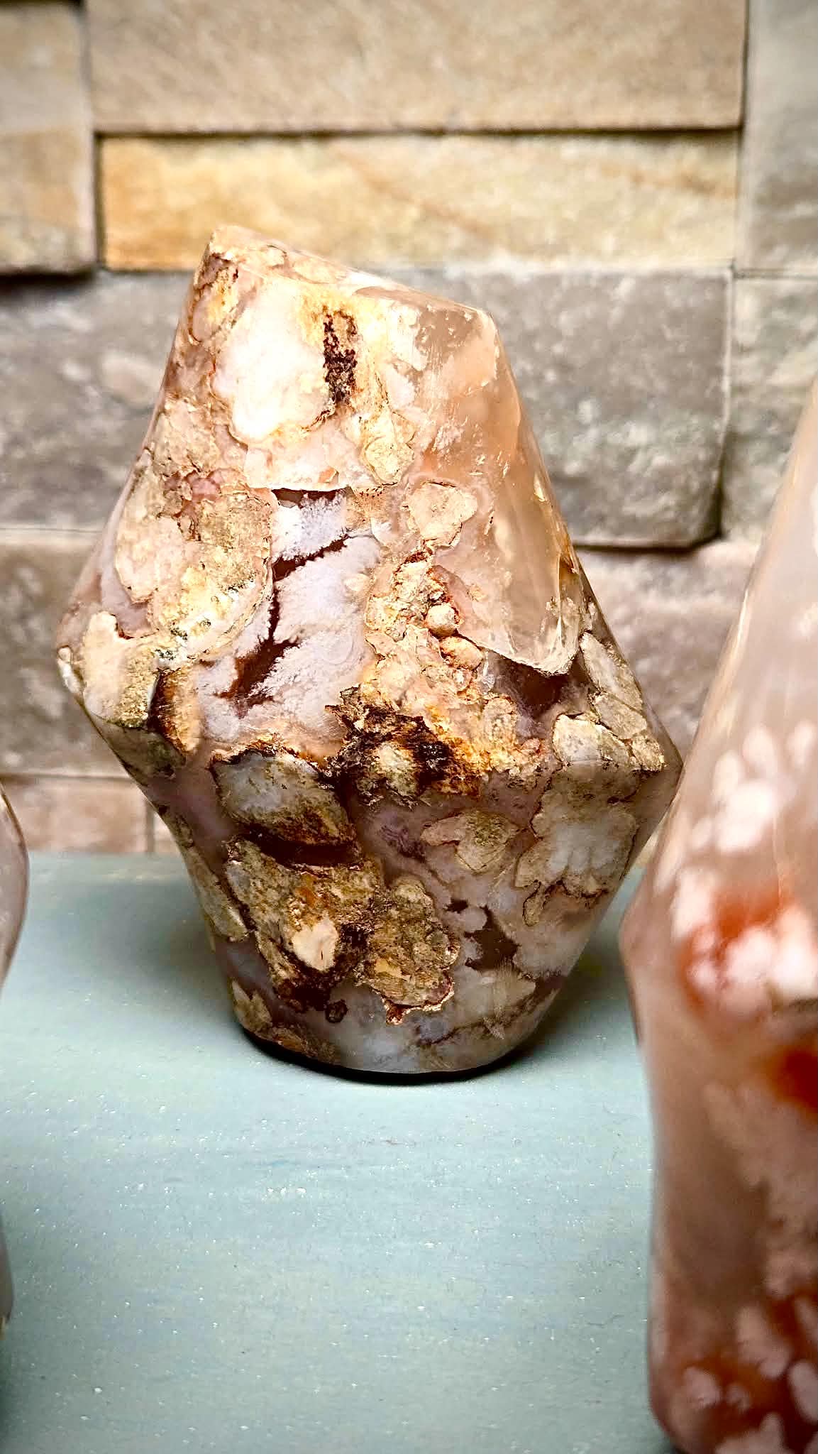🌸Money Fire Flower Agate Flames