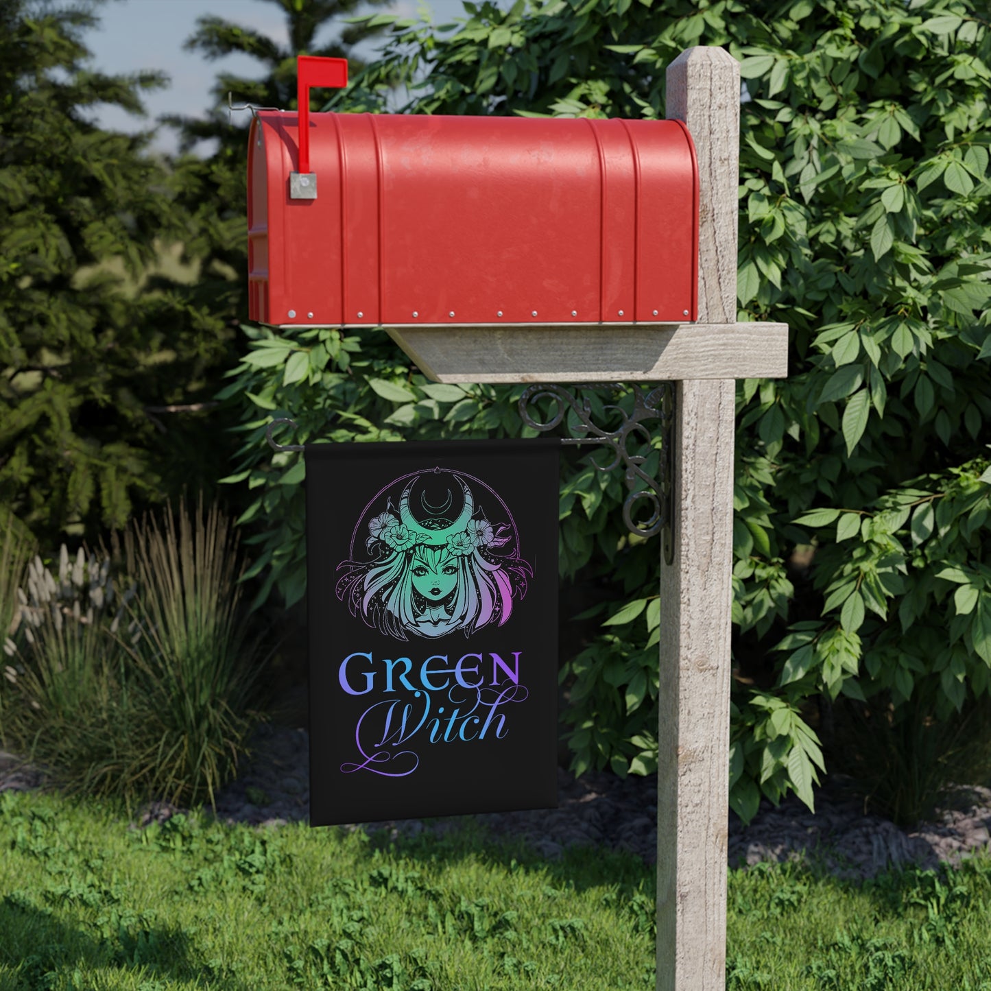 Green Witch Garden Banner