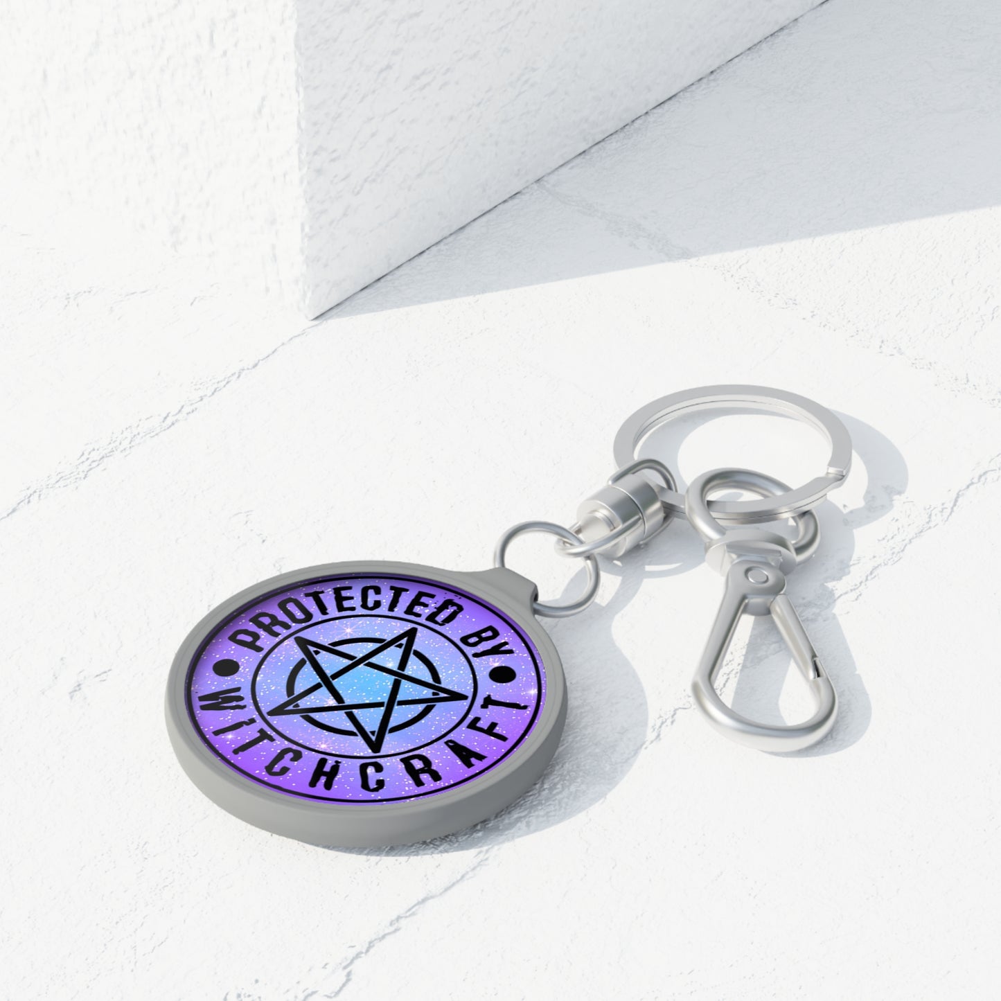 Protected by Witchcraft Keyring Tag