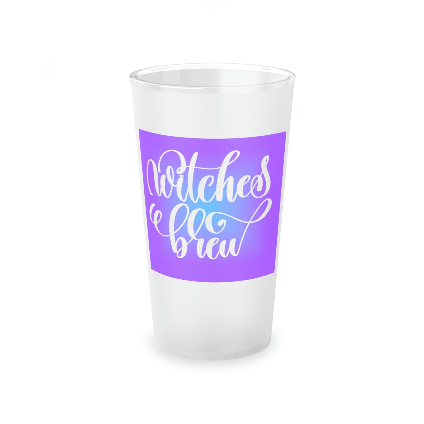 Frosted Witches Brew Pint Glass