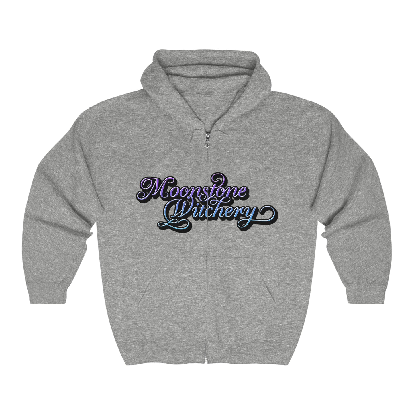 Moonstone Witchery Heavy Blend™ Full Zip Hooded Sweatshirt