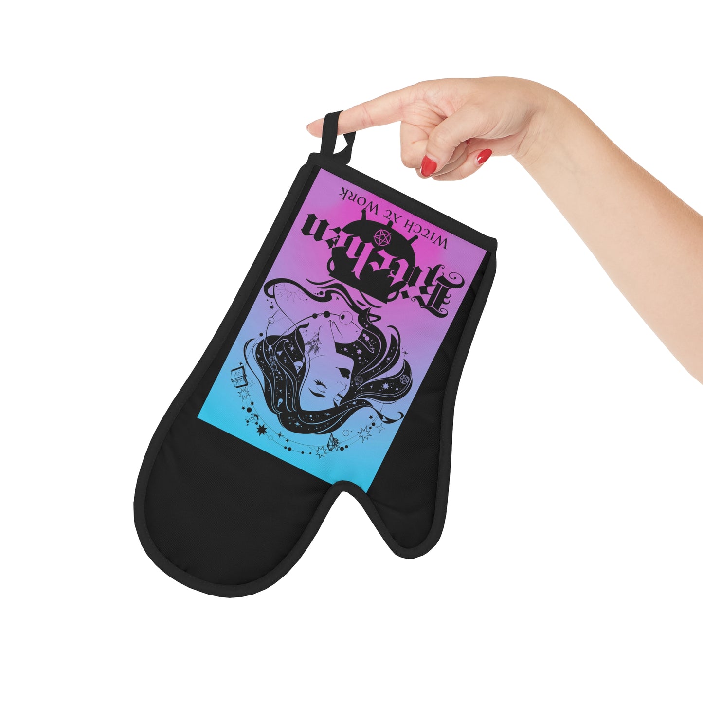 Kitchen Witch Oven Mitt