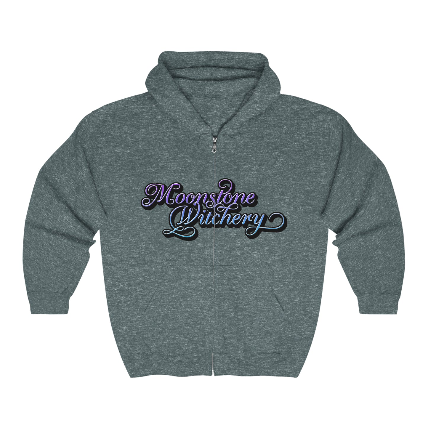 Moonstone Witchery Heavy Blend™ Full Zip Hooded Sweatshirt